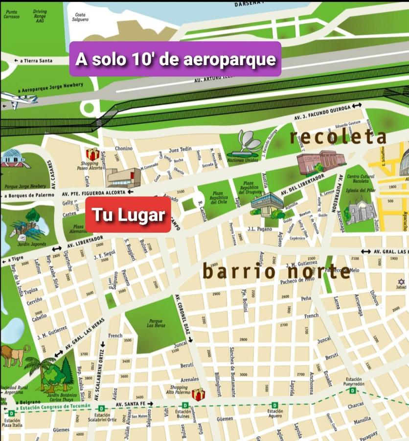 Palermo Chico Castex 2 Pax 10Min Aeroparque 100M Mater Dei Daire Buenos Aires Dış mekan fotoğraf